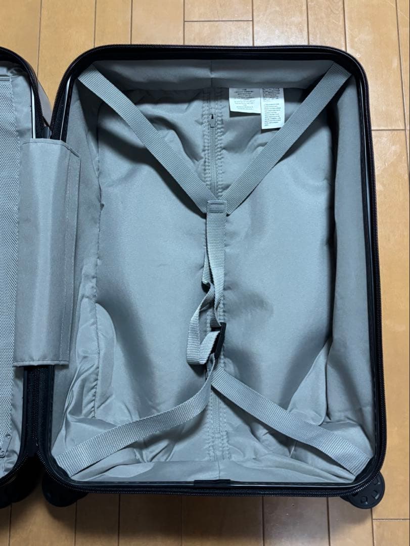 無印良品　バーを自由に調節できる　ハードキャリーケース 36L黒