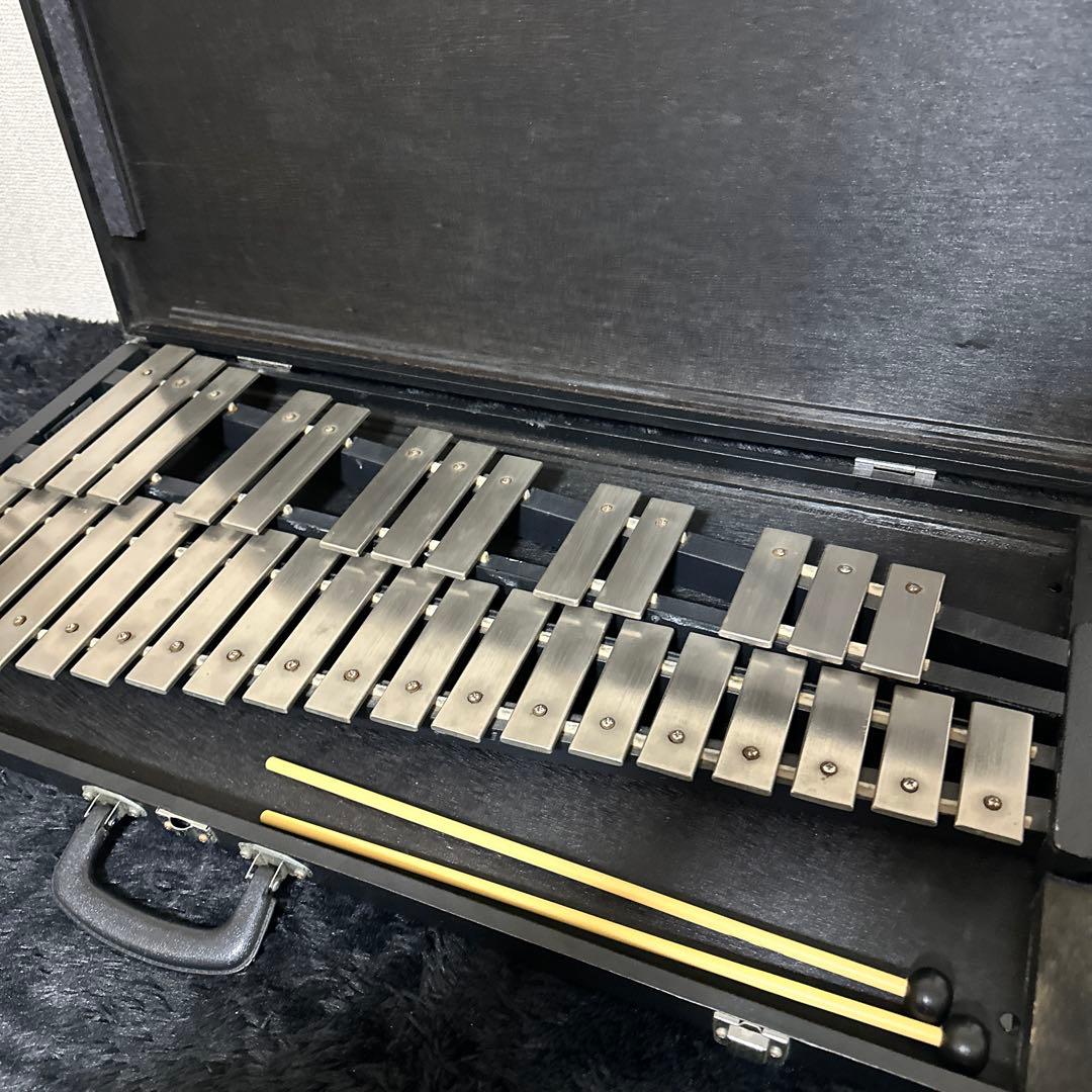 YAMAHA YG-250B グロッケンシュピール 鉄琴 ケース付属