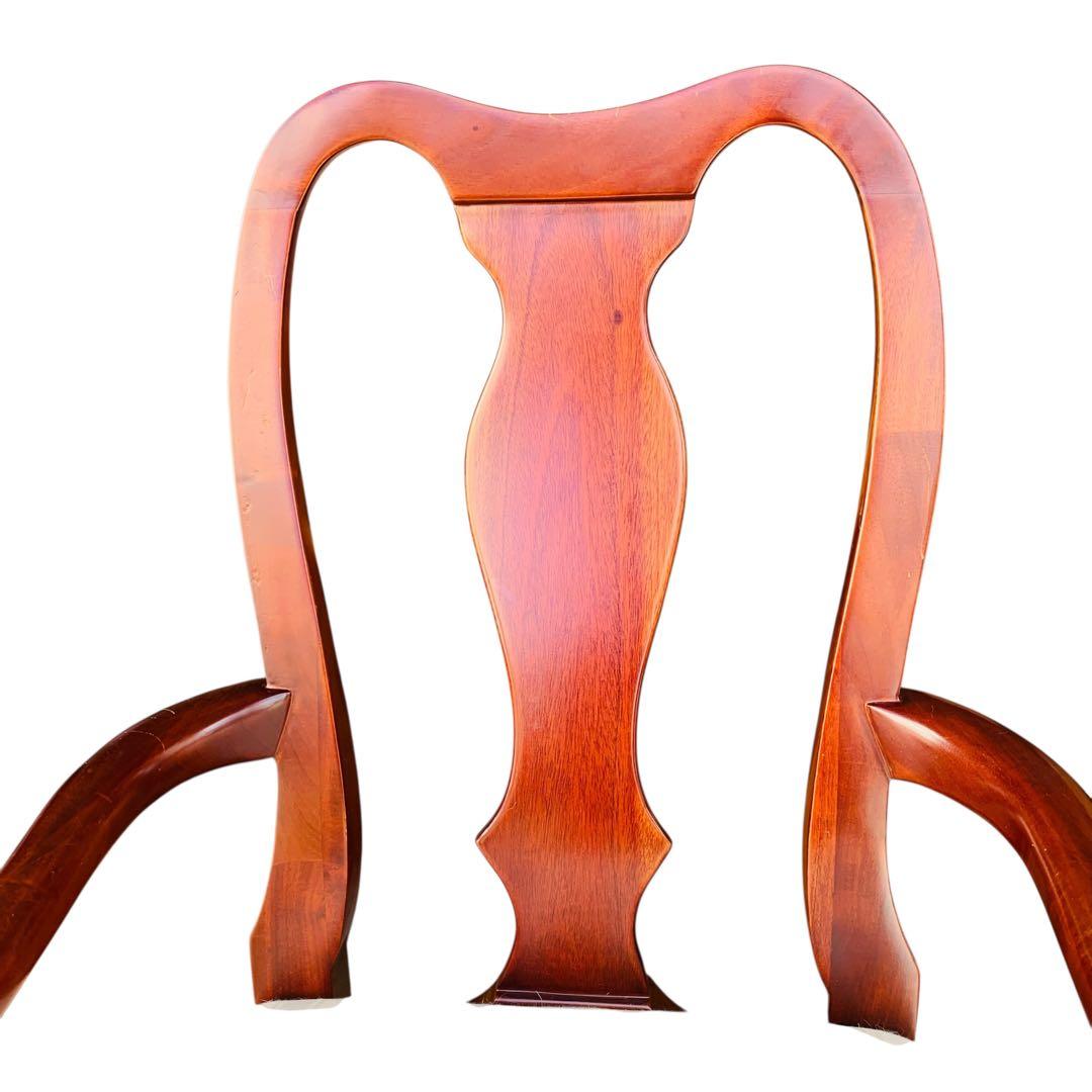 美品‼️大塚家具アンティークチェアー 猫足　レトロ