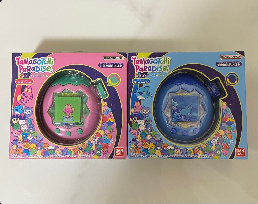 たまごっちパラダイス ブルーウォーター ピンクランド セット