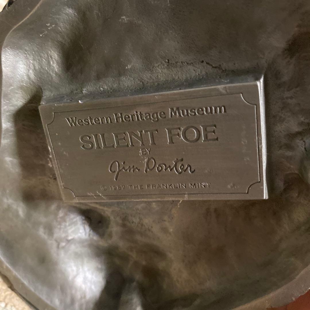 Silent Foe Jim Porter 彫刻　アンティーク　ヴィンテージ