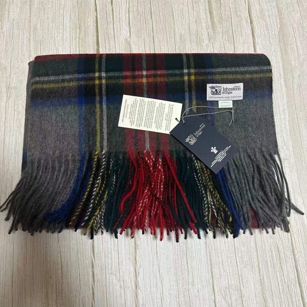 も*み様 JOHNSTONS ジョンストンズ　大判 マフラー グレースチュワート