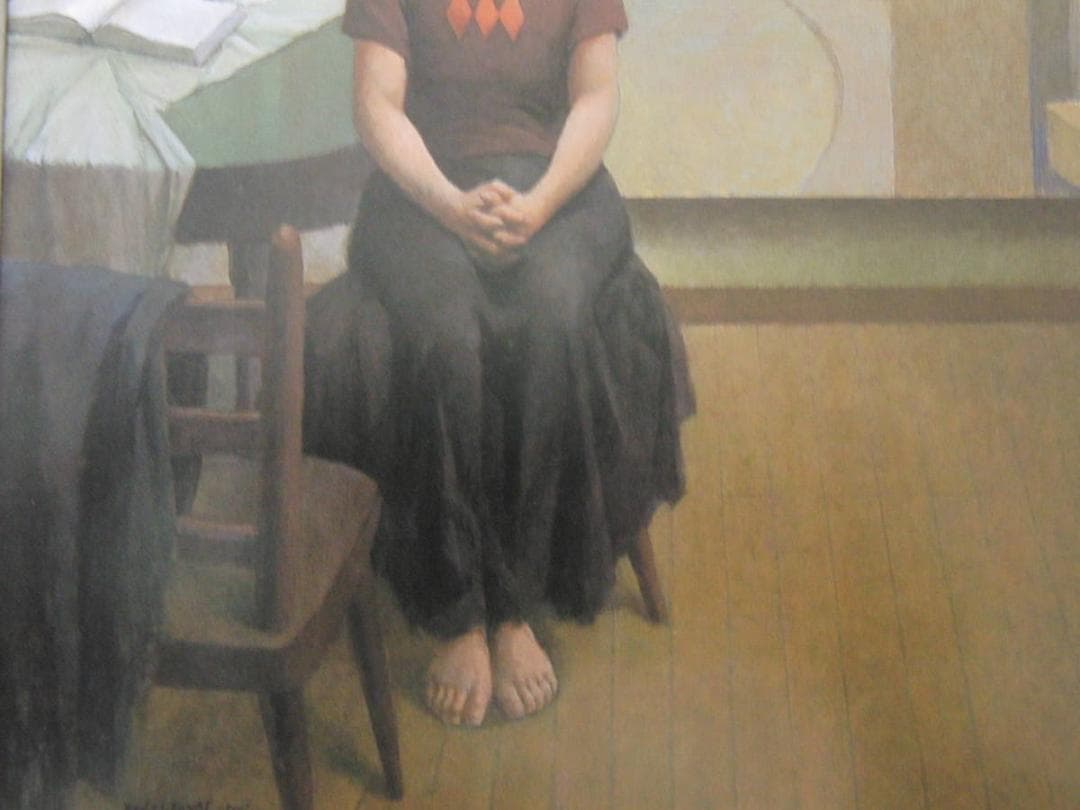高井寛二、【佳月　21才】、希少な額装用画集より、新品額装付