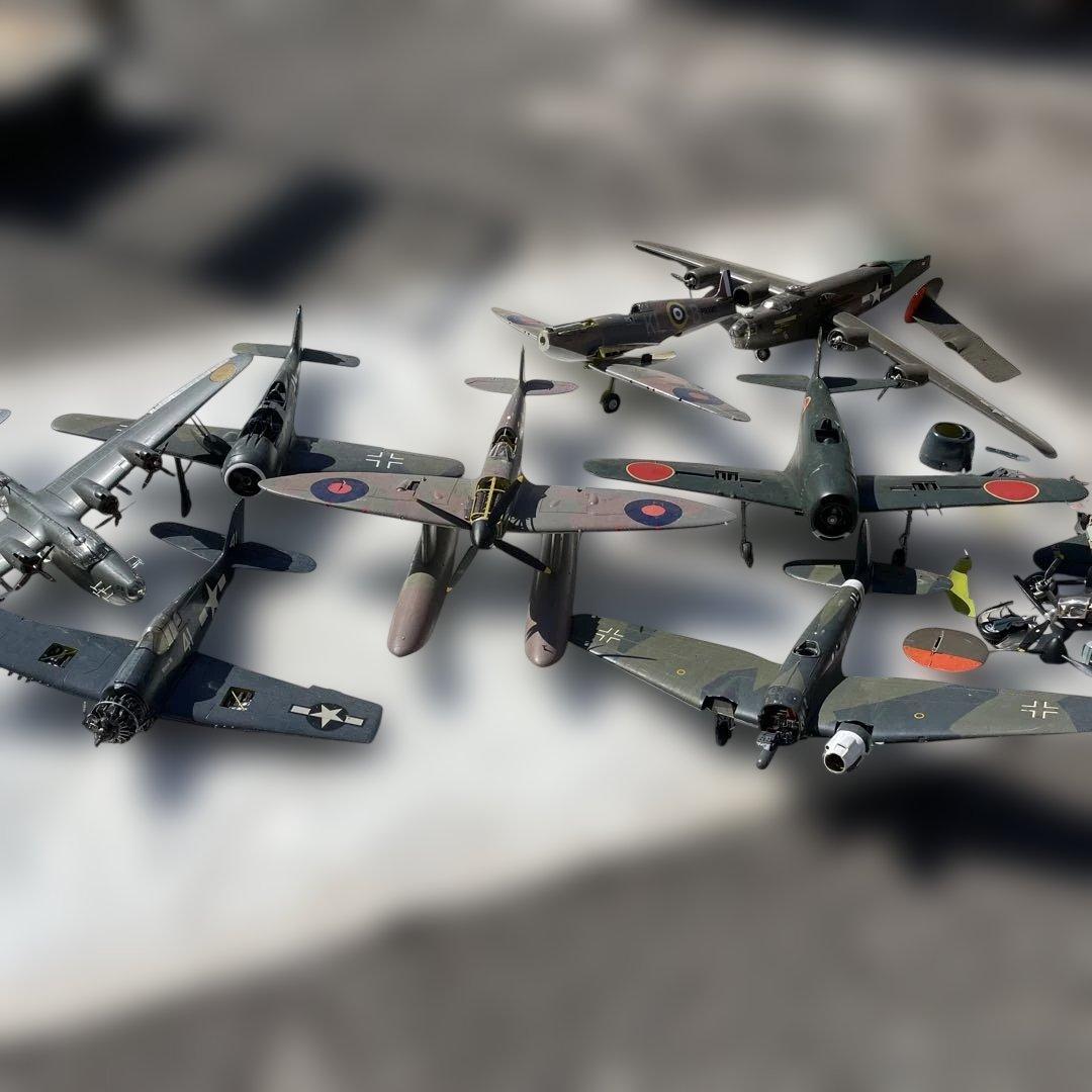 第二次世界大戦 航空機モデル 8機セット　ジャンク品