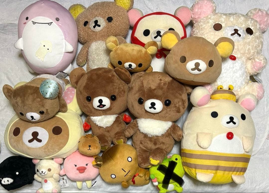 リラックマ　ぬいぐるみ　マスコットキーホルダー　サンエックス　平成レトロ　78点