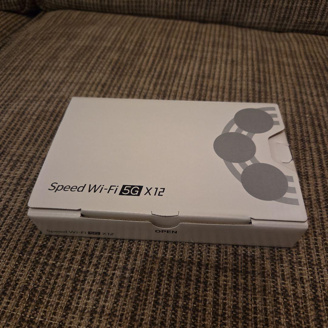 Speed Wi-Fi 5G X12 モバイルルーター
