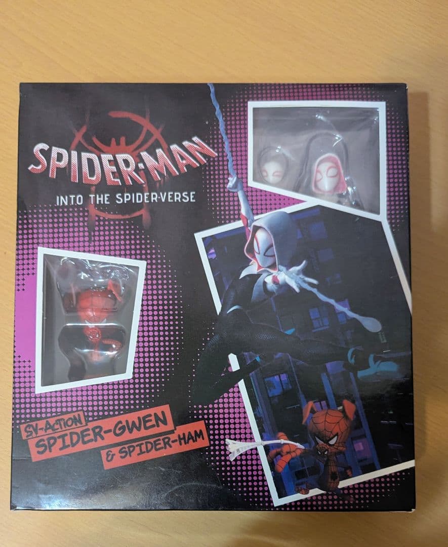【開封品】千値練 スパイダーグウェン& ハム SPIDER VERSE