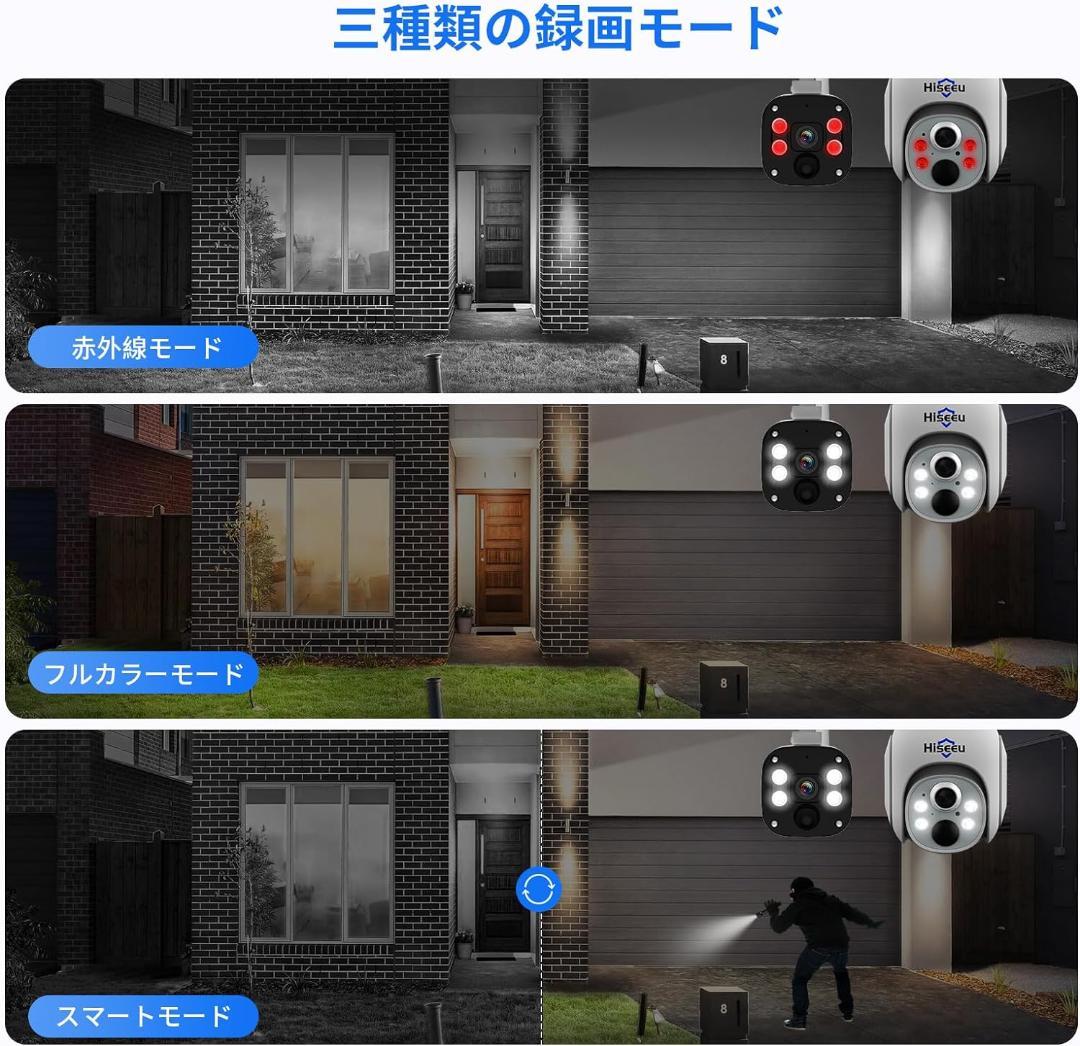 【Aランク】10インチ液晶一体1TBHDD内蔵本体ソーラー充電カメラ４台