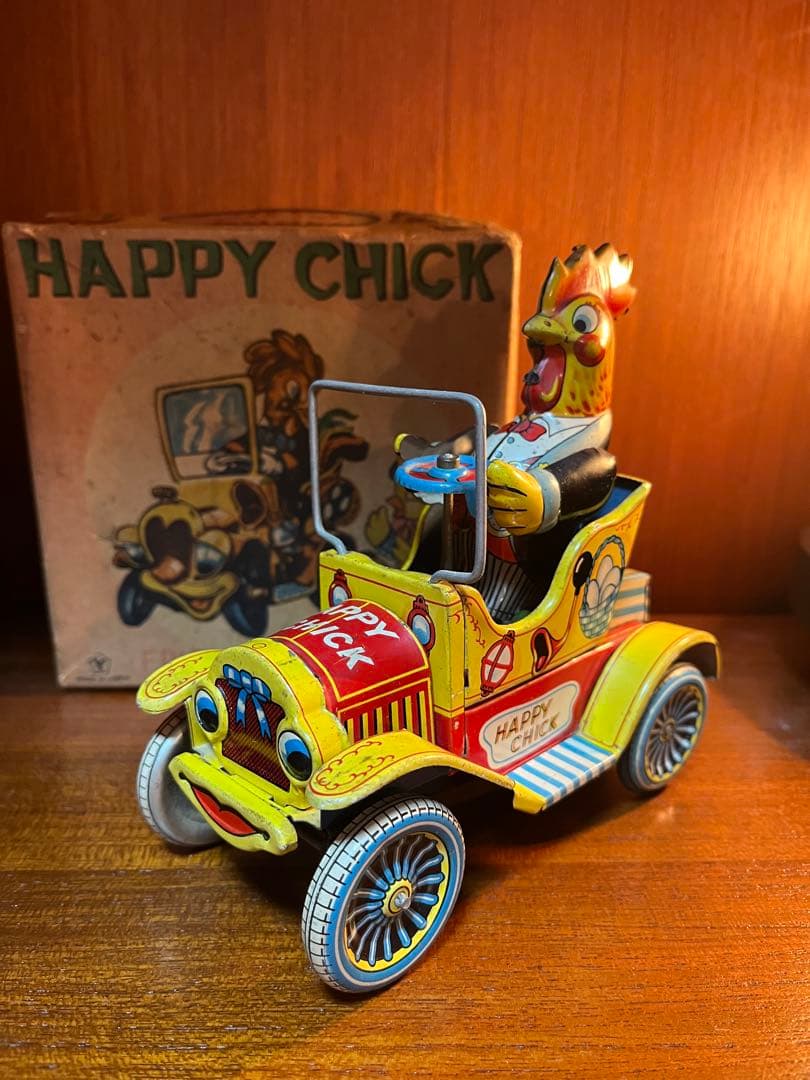 ヨネザワ製 Happy Chick フリクション ブリキ玩具※値下げしました