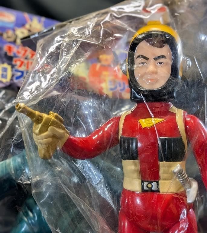 キャプテンウルトラ＆バンデル星人（ブルマァク復刻）未開封ソフビ２体セット