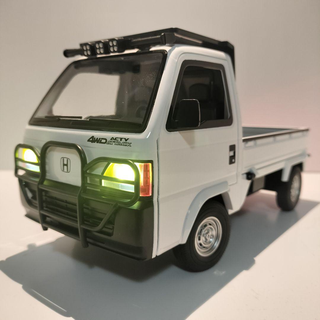 ​ホンダ アクティ 1/15 ミニカー ホワイト 軽トラ 点灯 サウンド 検品済