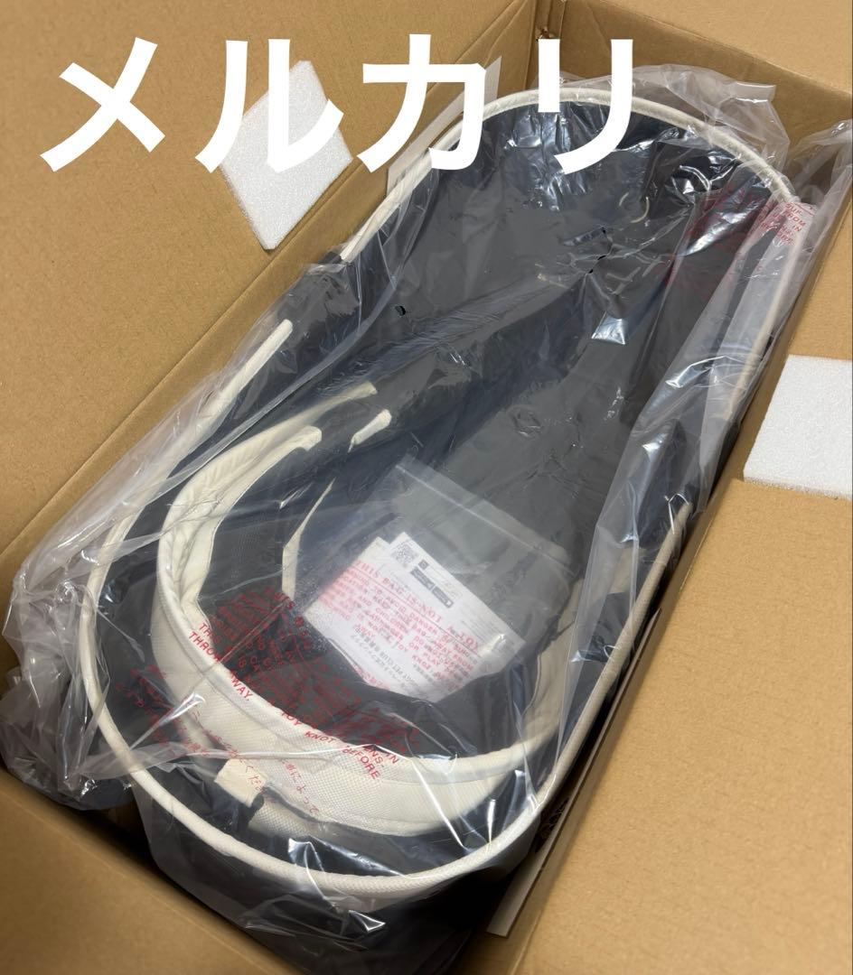 【直営店限定】エアバギードーム3アイボリーホワイトコット単品&足元バスケット