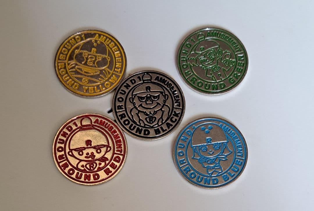 レア物　ラウンドワンメダル