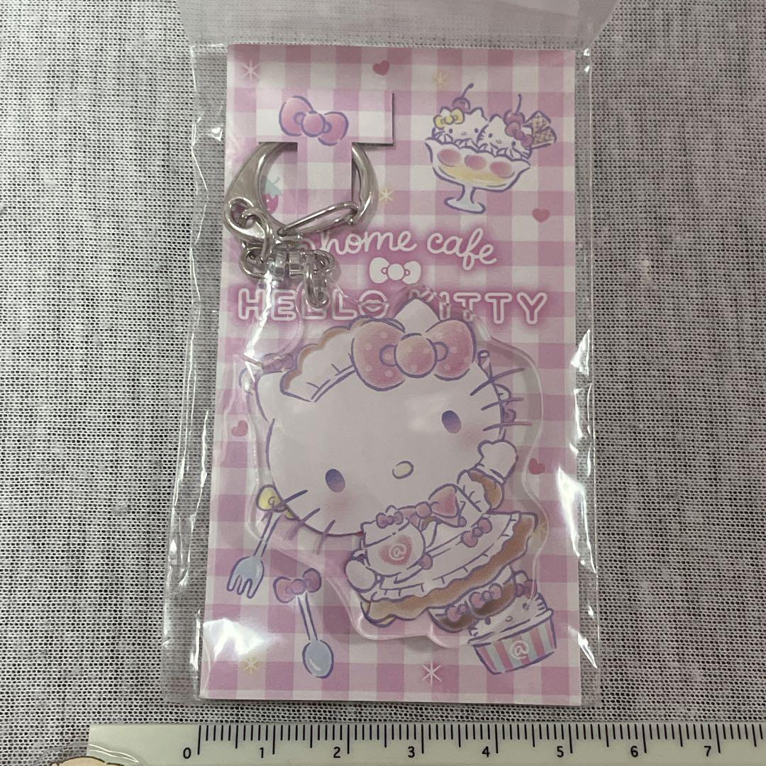 あっとほーむカフェ限定♡キティミミィ アクリルキーホルダー2点セット