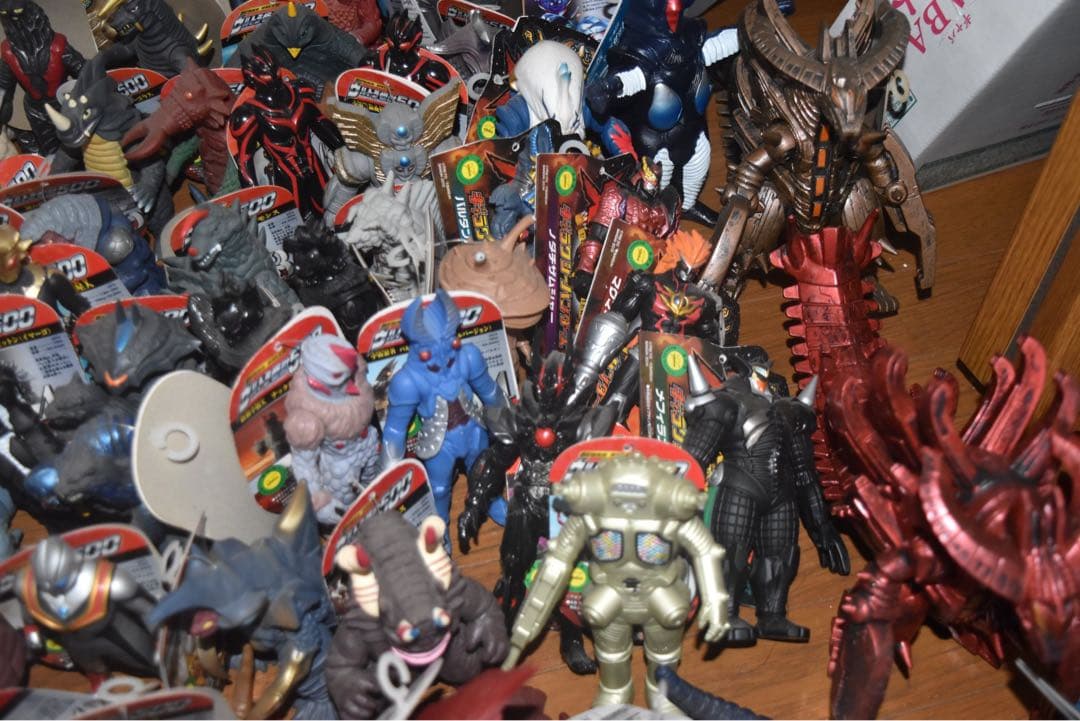 ウルトラマン　ウルトラ怪獣500 初版　フルセット　丸タグ　ソフビ