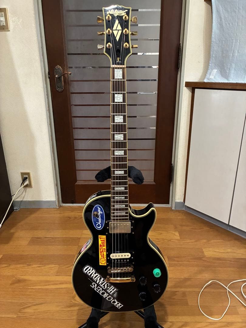 レスポール　横山健　ブラック　ナビゲーター　Navigator