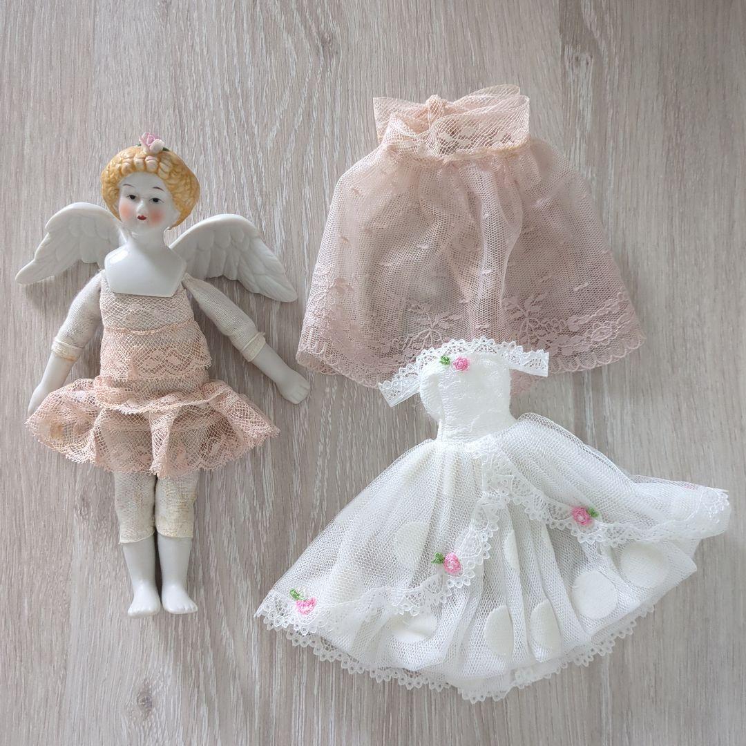 新春sale チャイナヘッドドール　ビンテージ　エンジェル天使　希少