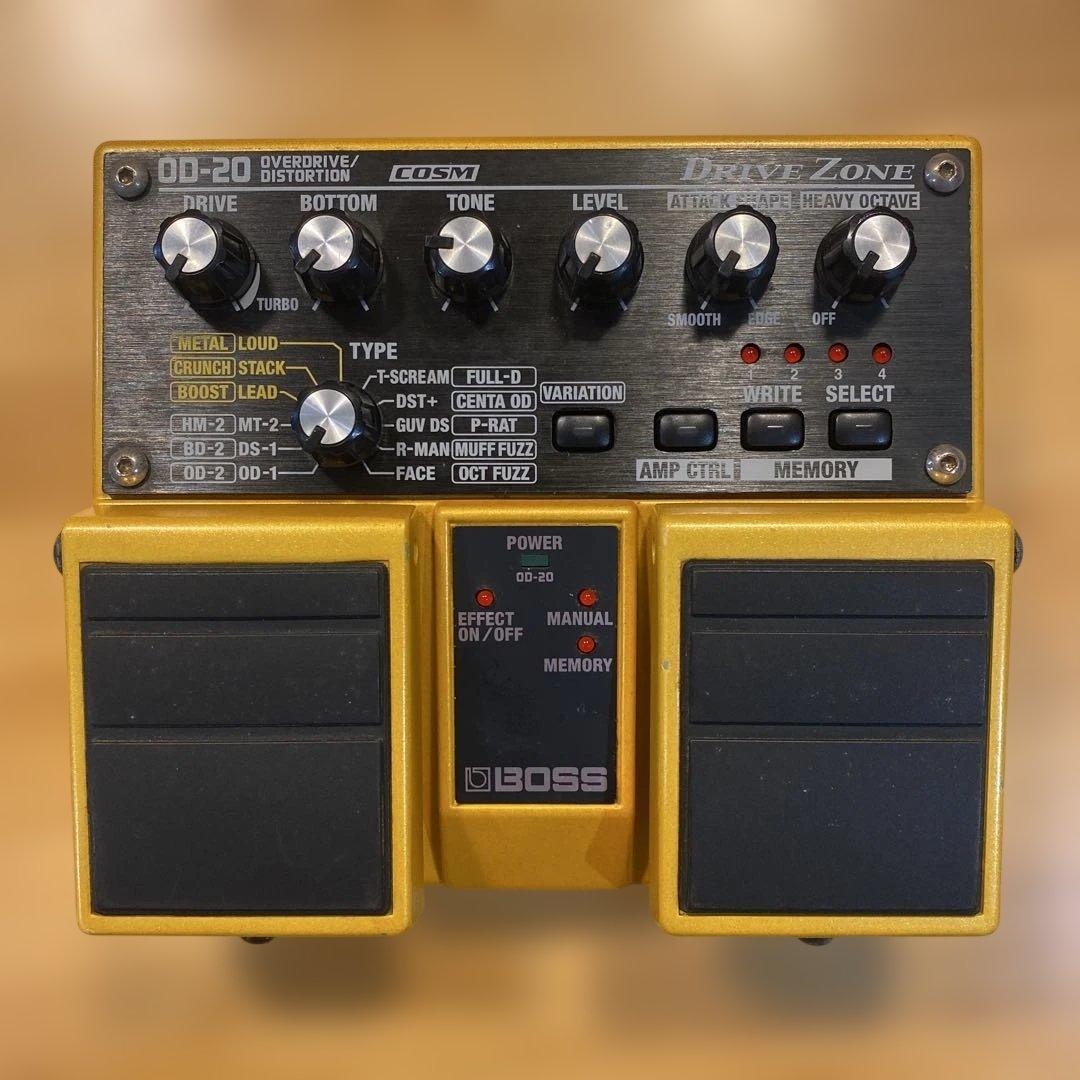BOSS OD-20 Drive Zone 歪みエフェクター【電池動作確認済】