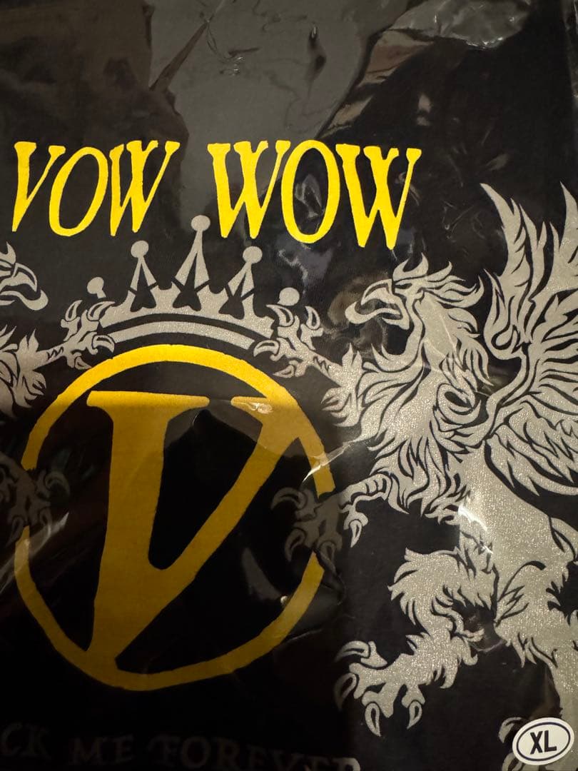 VOW WOW 40周年記念 Tシャツ ブラック XL 人見元基