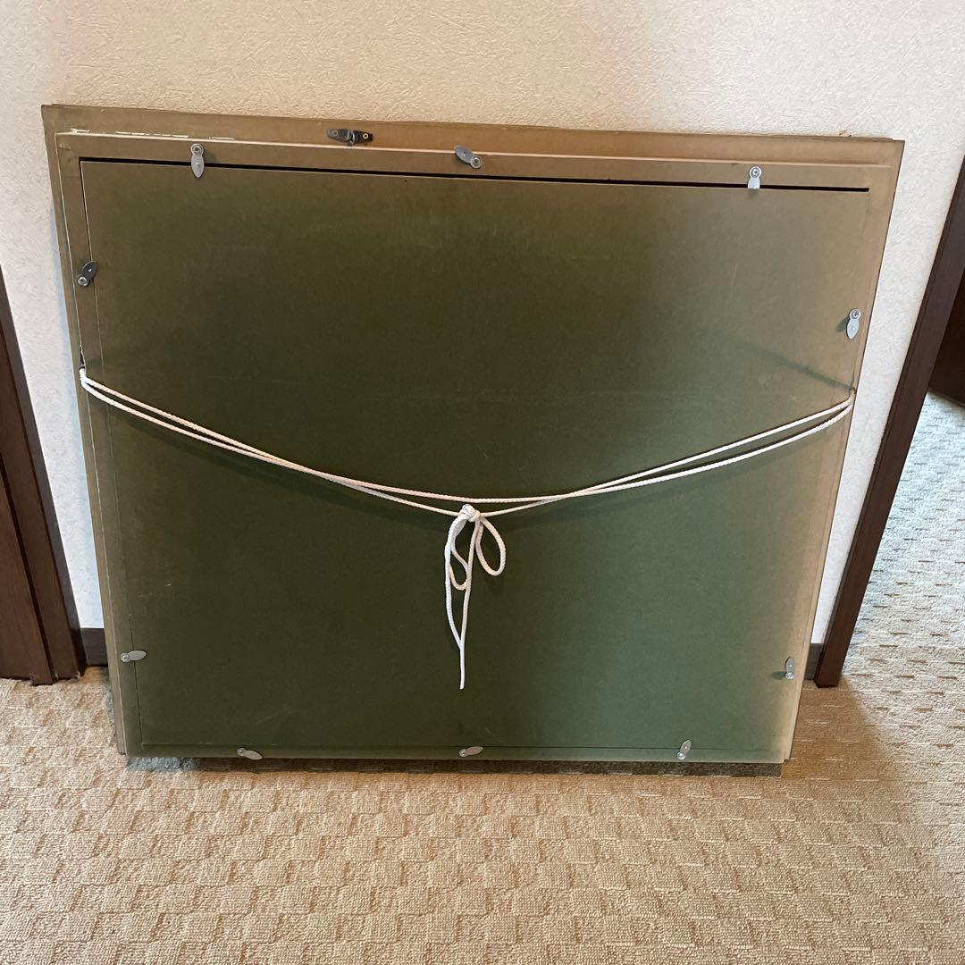 フェルメール　デルフトの眺望複製画　額縁