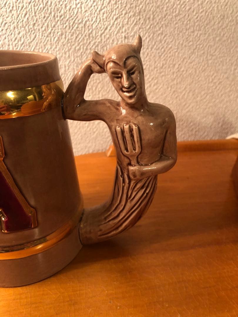 ビンテージ　40s デビル　悪魔　ミッドセンチュリー　インダストリアル　レトロ