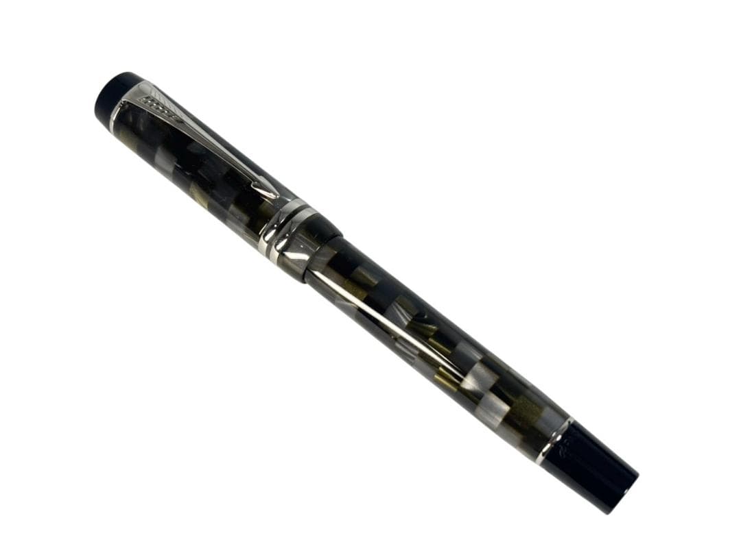 パーカー デュオフォールド チェック グリーンPT センテニアルM 18K