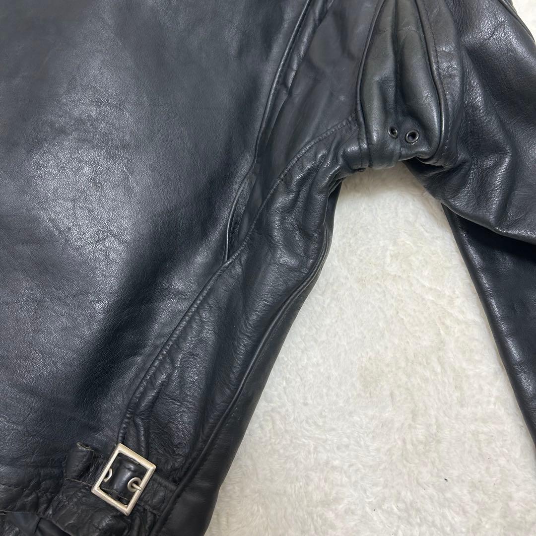 【希少サイズ42】ショット 141 シングルライダース レザージャケット XL