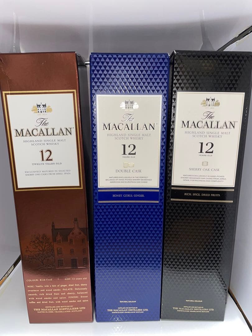 [新品未開封]ザマッカラン12年3種飲み比べセット
