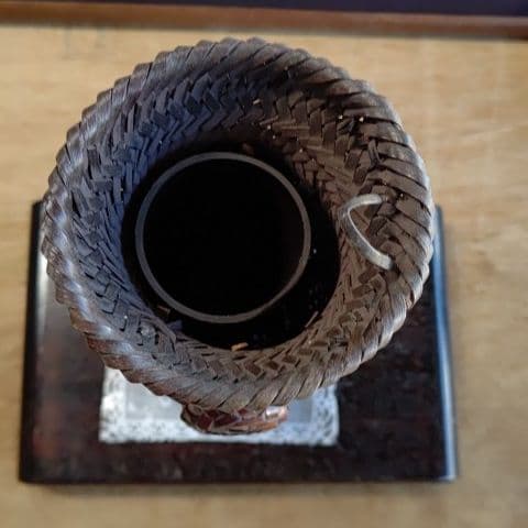 煤竹の花生け