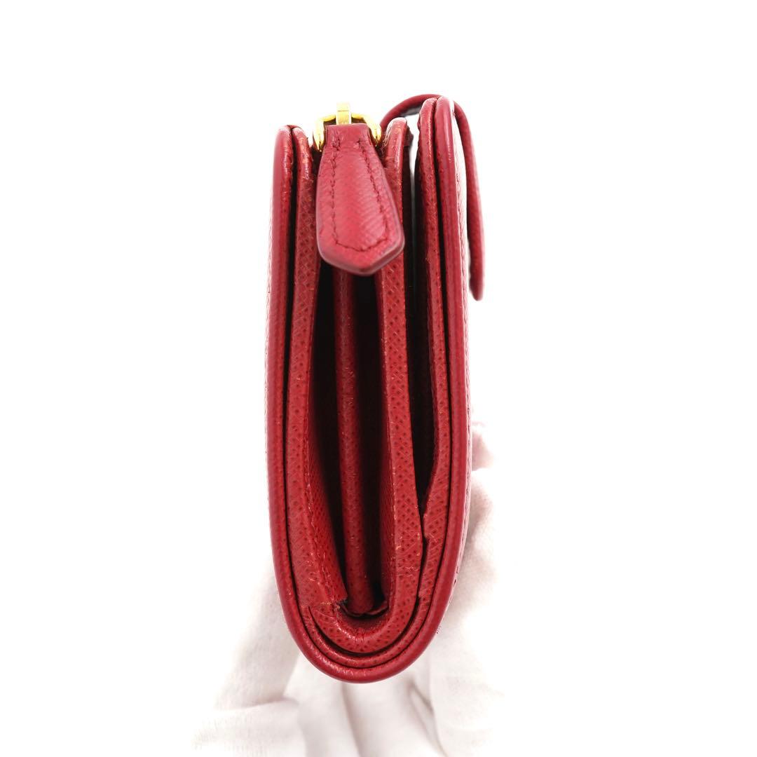 ✨新品未使用✨　PRADA ミニ財布　サフィアーノ　アイコン　二つ折り