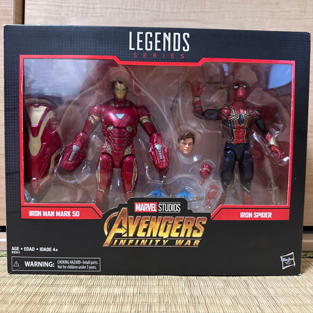 マーベルレジェンド　アイアンマン マーク50 アイアンスパイダー　2パック