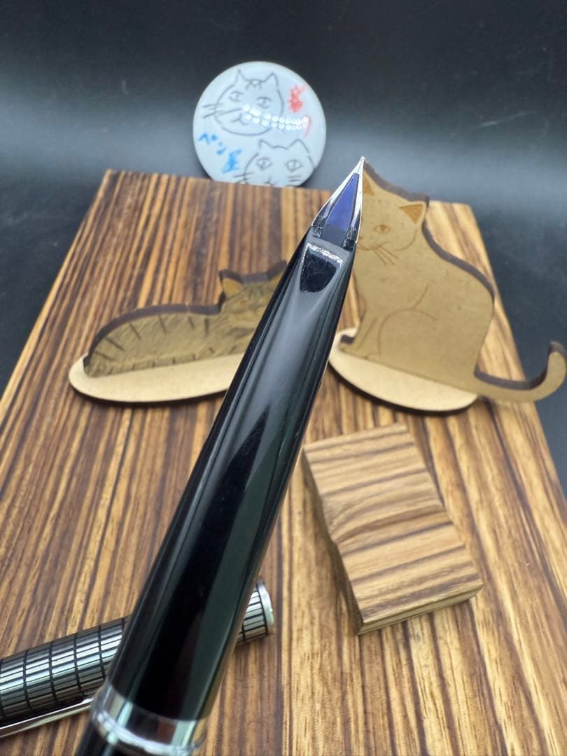 Pilot 万年筆 エリート 蝕刻 ショート 14K F 1980