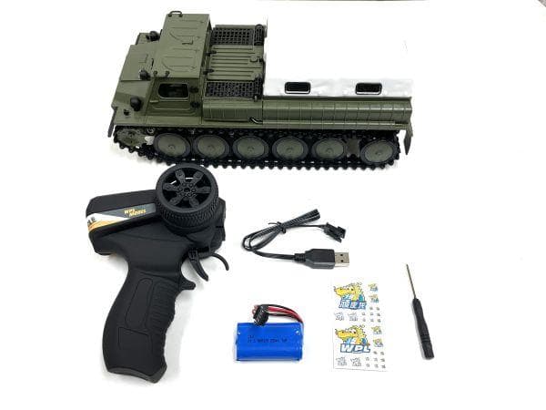 1/16 ミリタリートレーラーラジコン・E-1 クローラー式輸送トラックセット