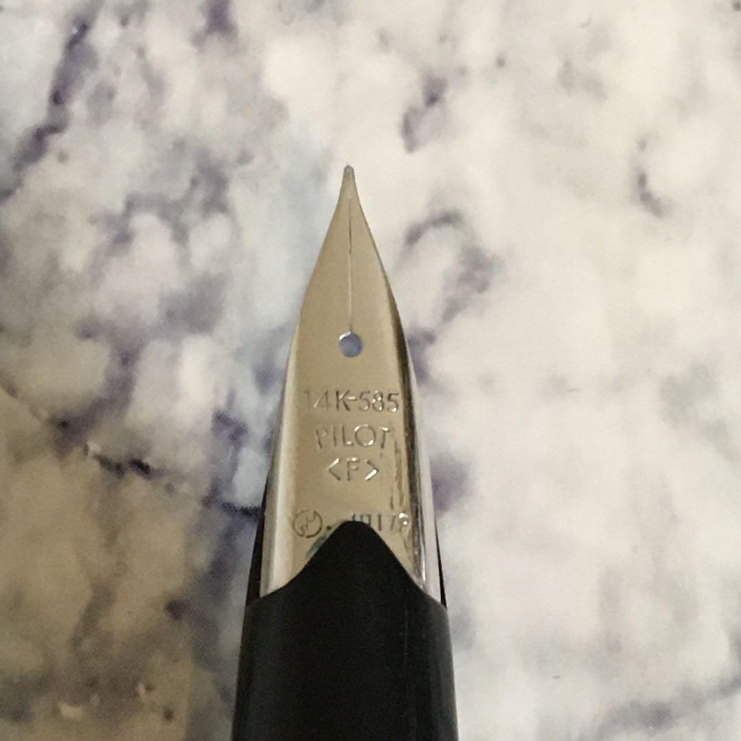 #0205 オーバーホール済み 万年筆 PILOT Elite 全格子 14k