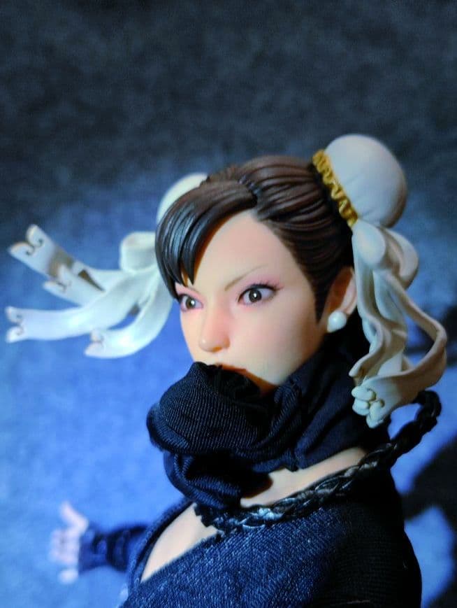 CAPCOM.1/6.春麗.[暗殺者(黒ver)]眼球可動!12/25迄の出品!