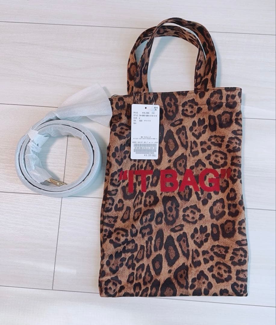 グッド グリーフBELT with LEOPARD IT BAG