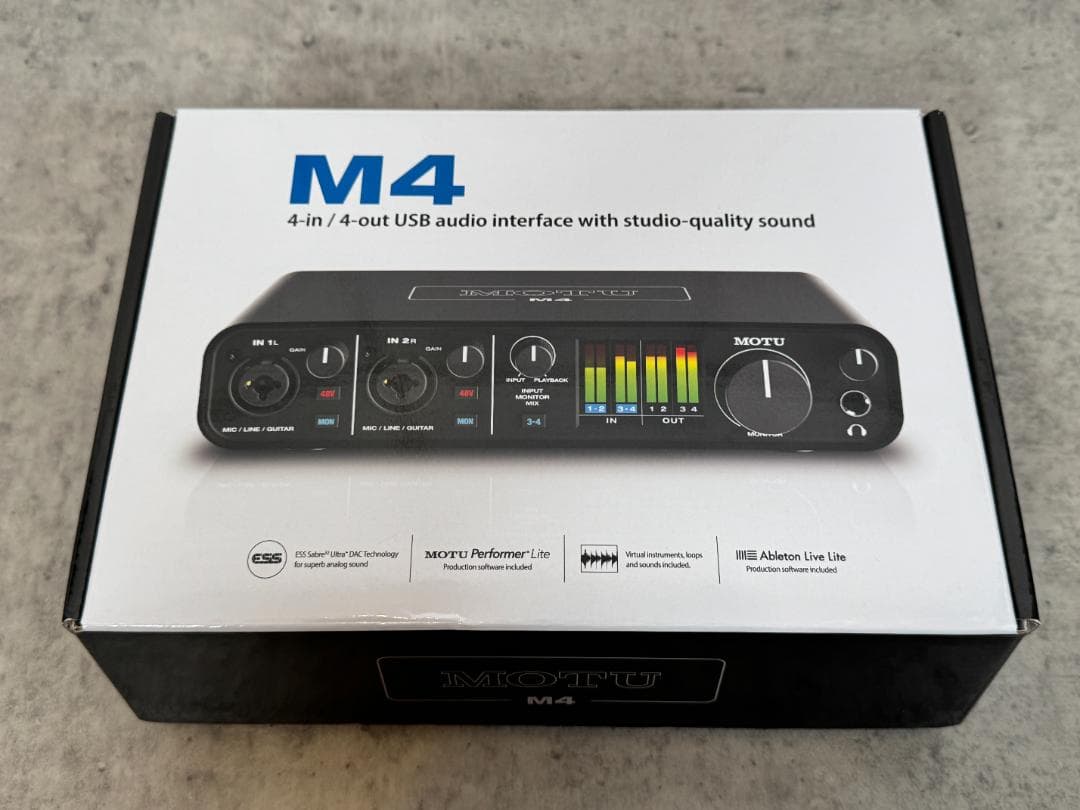 【美品】MOTU M4 オーディオインターフェイス