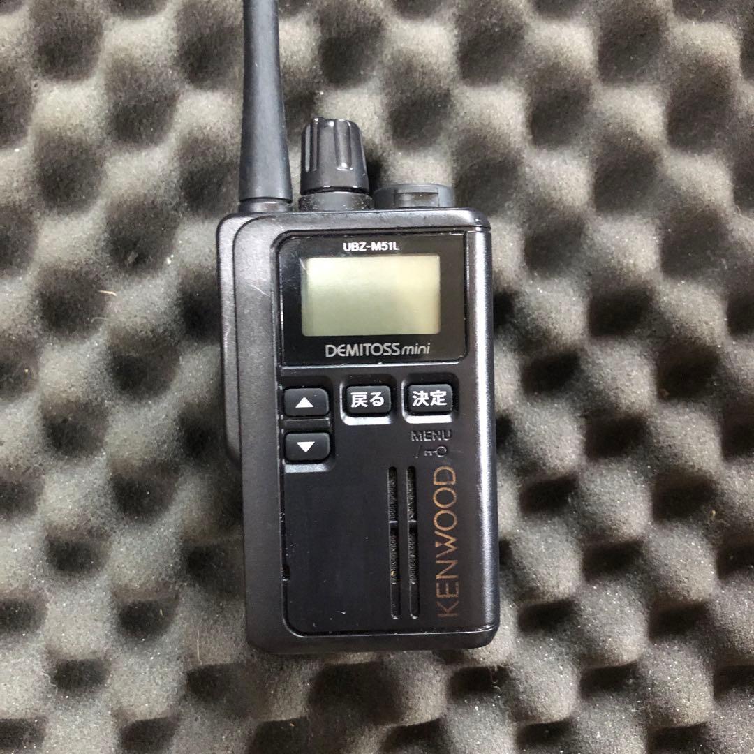3台 KENWOOD UBZ-M51Lトランシーバー　動作確認済み。