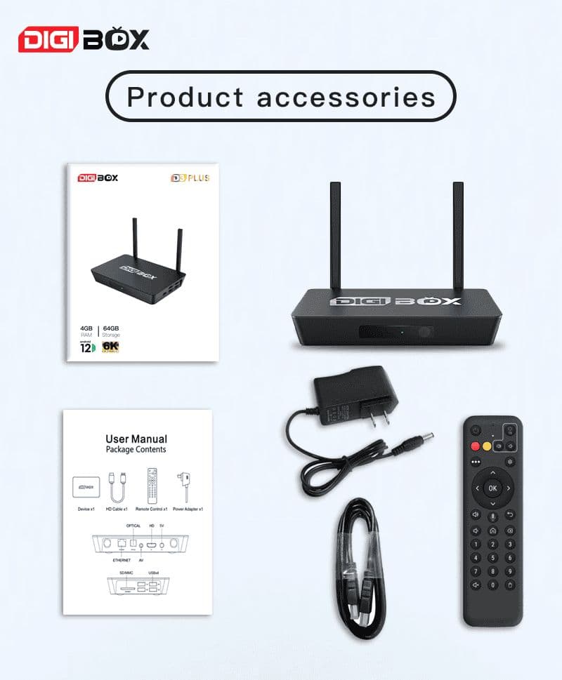 最も人気のあるテレビボックス DIGIBOX D3 PLUSライブテレビボックス
