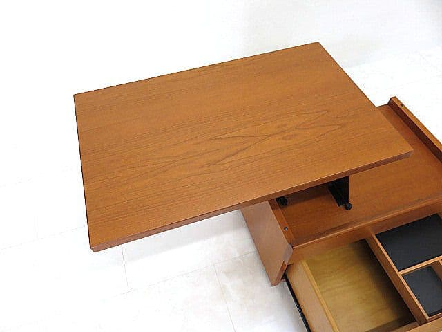 展示品 イタリア ポリフォルム リフトアップサイドテーブル　リフティングテーブル