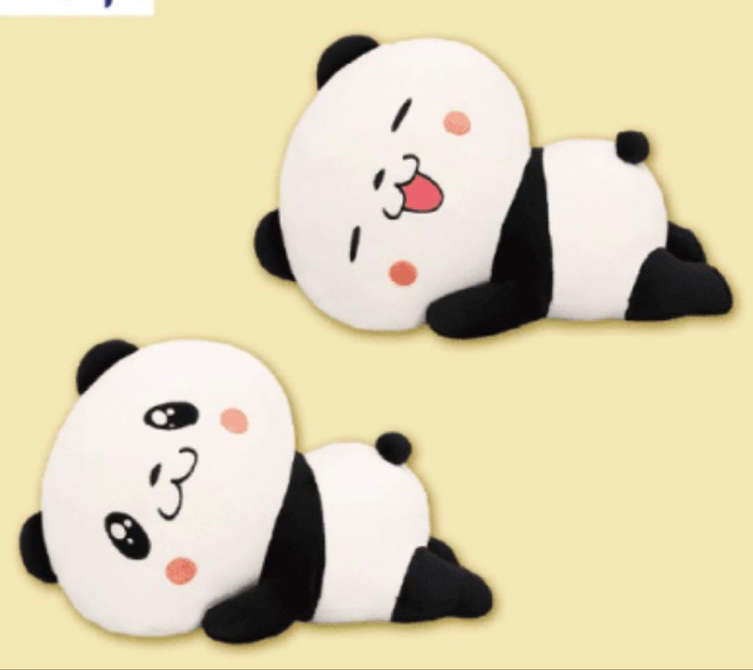 お買いものパンダ もっちりBIGぬいぐるみ 2種セット