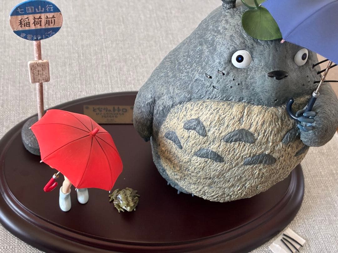 となりのトトロ　バス停シーンのフィギュア　コミニカ製ジブリフィギュア（中古品）