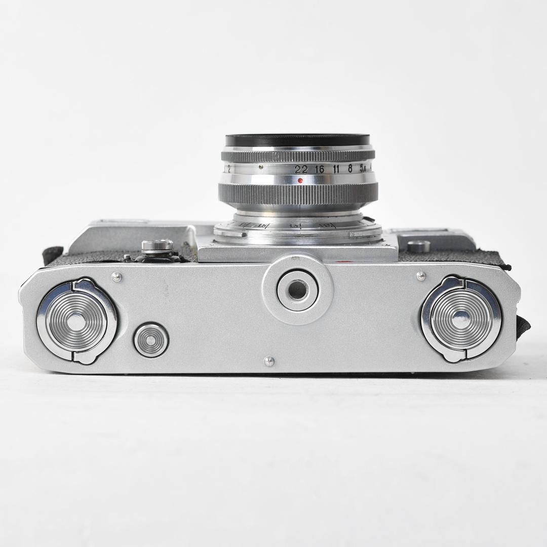 レンジファインダー フィルムカメラ キエフ4 ジュピター50mm付属【良品】