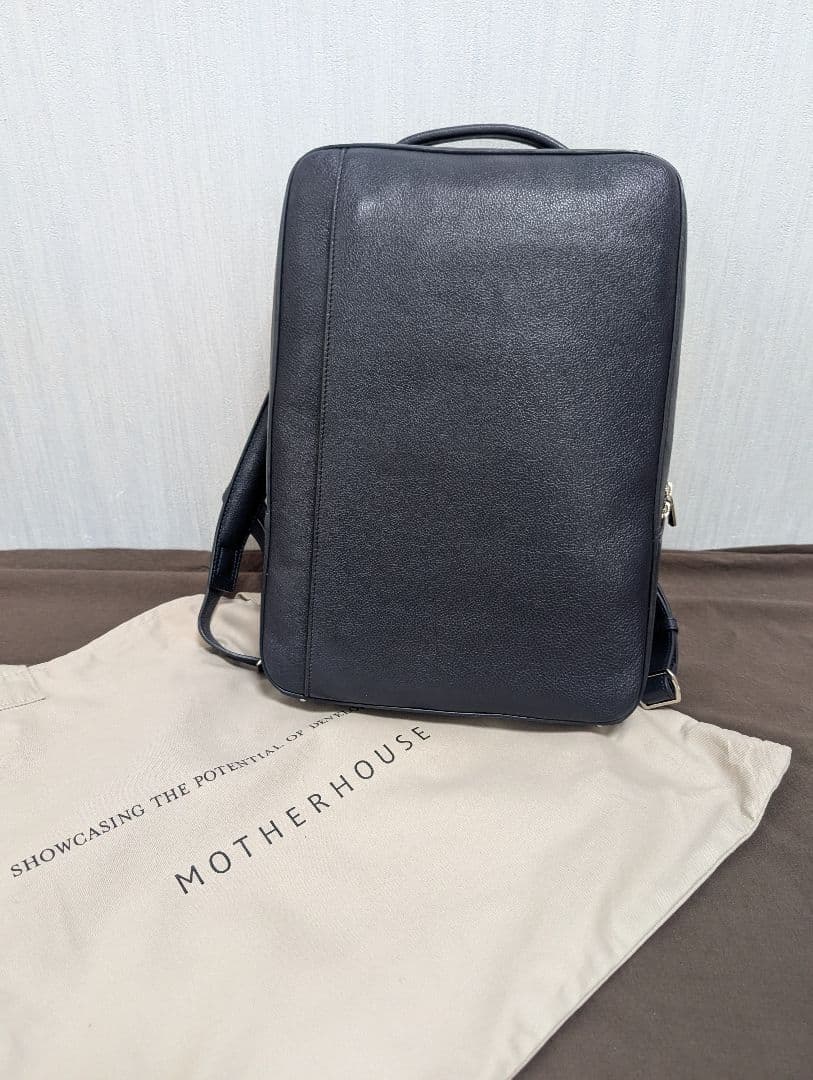 【新品未使用】MOTHERHOUSE レザーバックパック 撥水加工あり