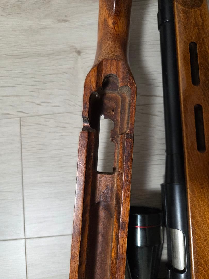Anschutz 1403 ストック 木製 スコープ付き