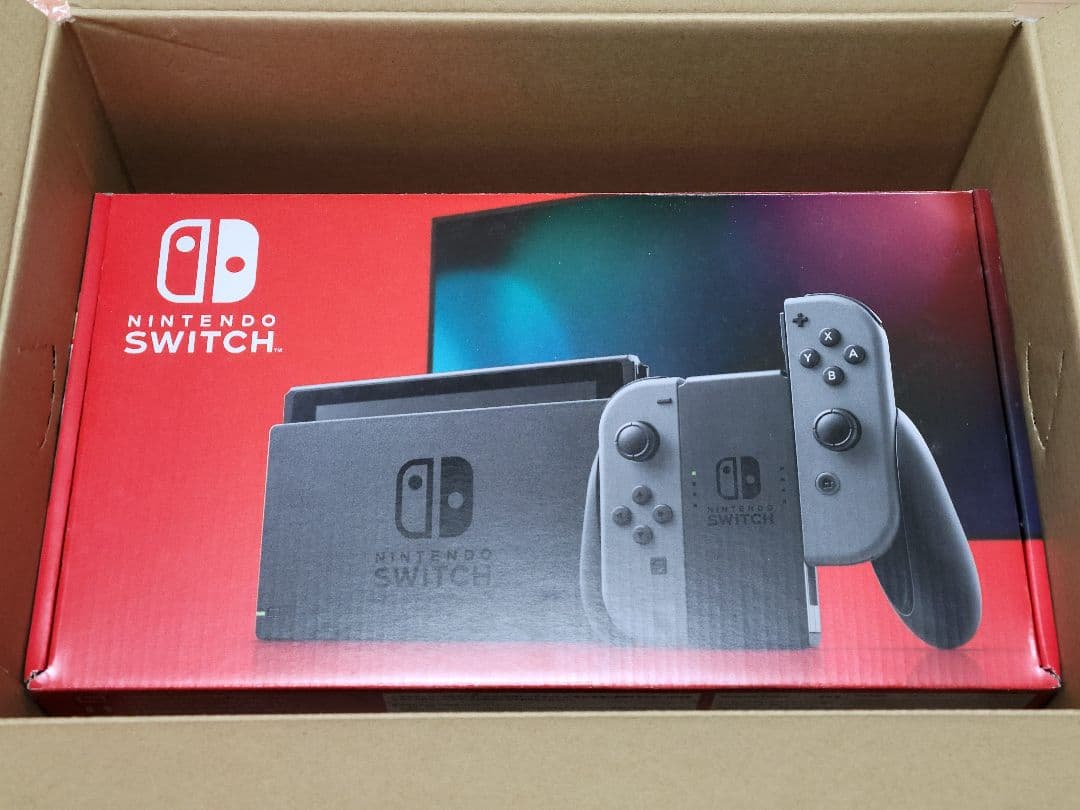 Nintendo Switch グレー 本体　バッテリー強化版　スイッチ