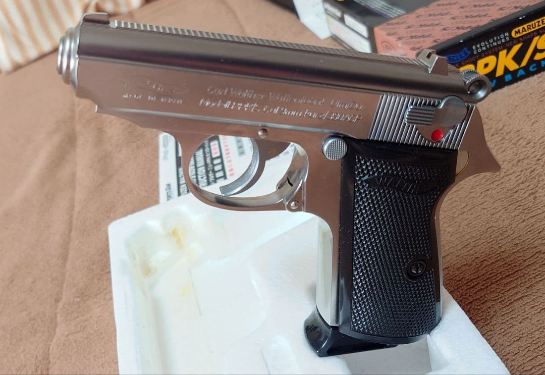 【超美品】マルゼン　ワルサーPPK/S ガスガン　(ジャンク)