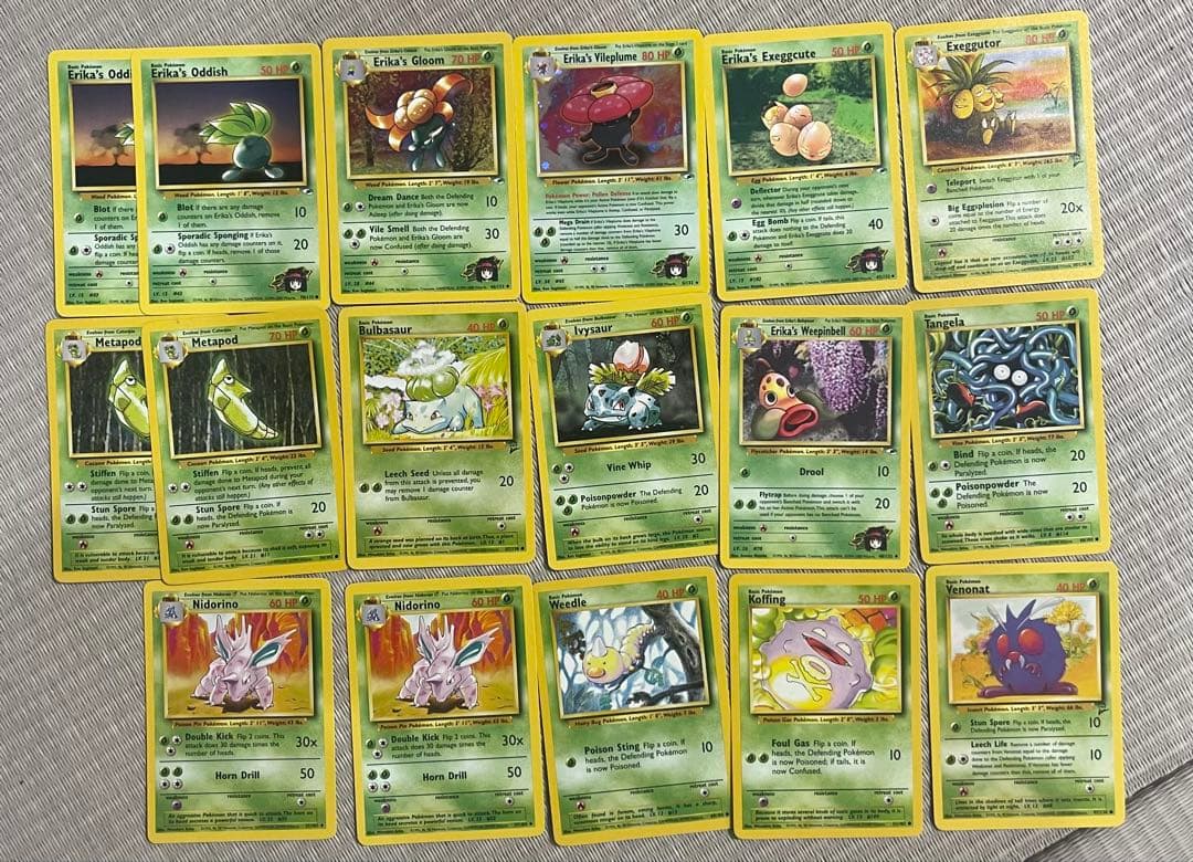 ポケモンカード初版英語版旧裏