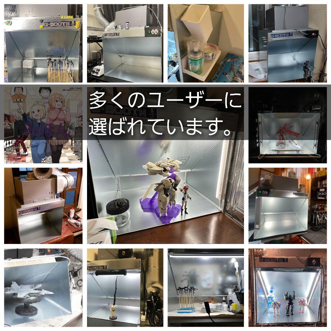 専用出品G-Booth M02(plus)　研磨塗装ブース　風量550ｍ3/ｈ