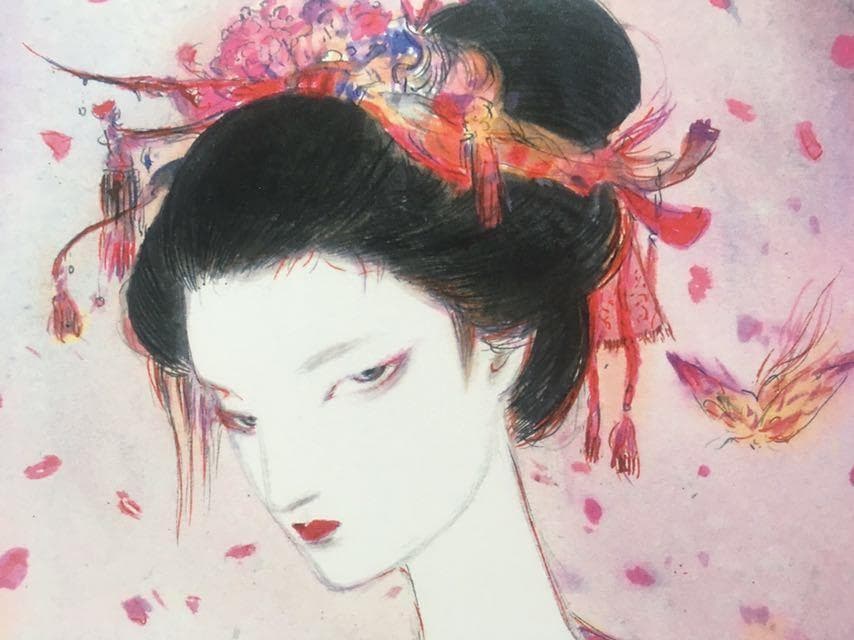 天野喜孝　希少画集より　新品高級装付き　美品
